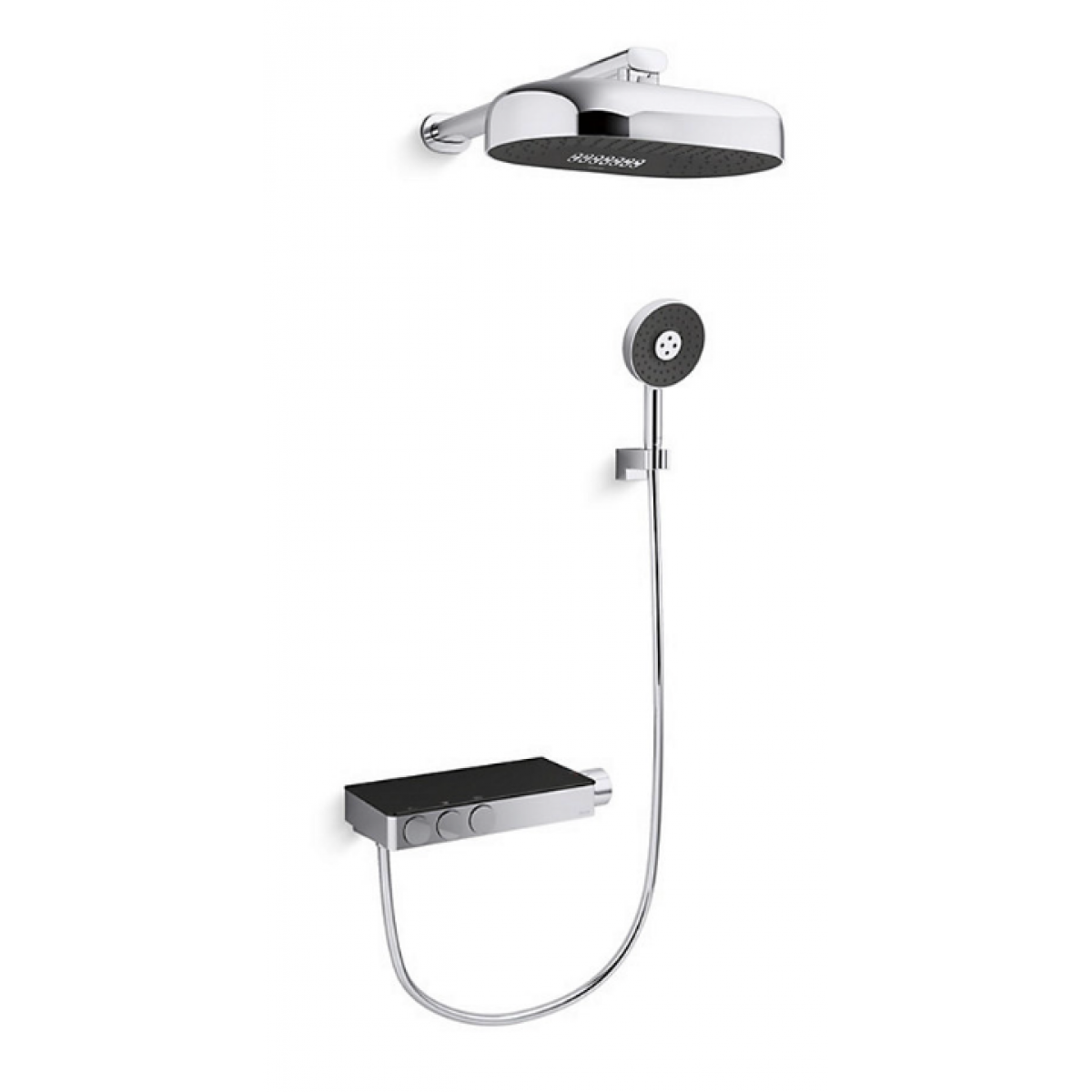 Kohler K-26330T-9-CP ANTHEM 恆溫雙淋浴龍頭 | 拋光鍍鉻 | 精準恆溫控制